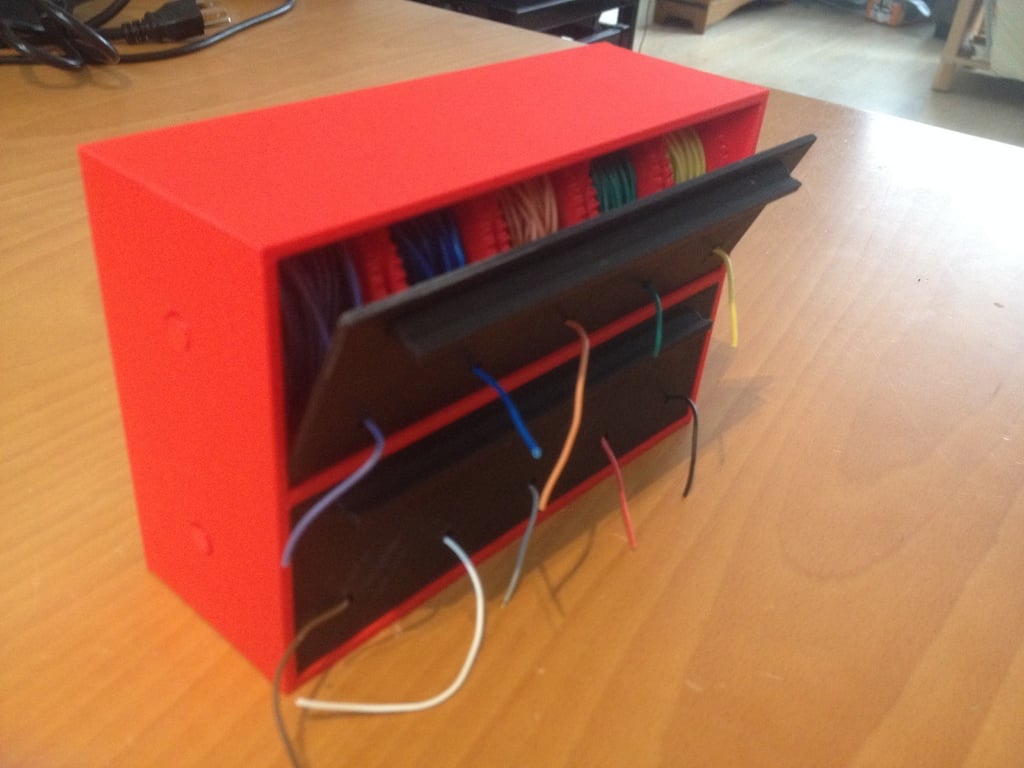 Customizable Wire Spool Holder Box _ Dispenser