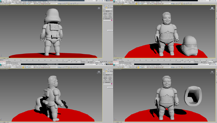 Barnacules Nerdgasm Nerd-Trooper | 3d print model