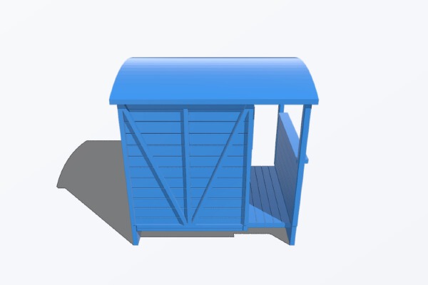 009 brake van body | 3d print model