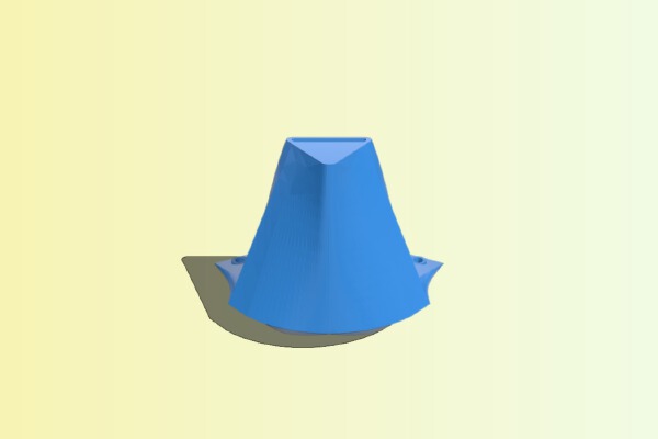 Tall Delta Feet for 2020 Extrusions | 3d print model
