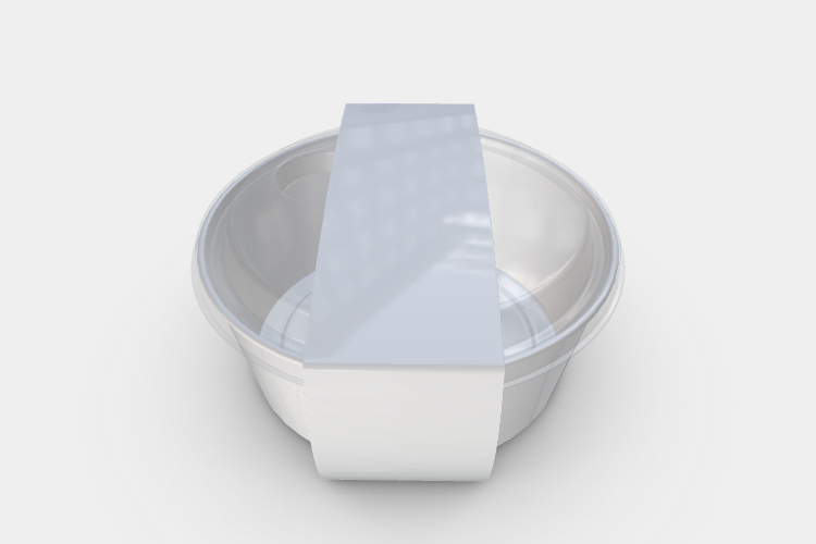 Disposable Bowl with Lid Sleeves