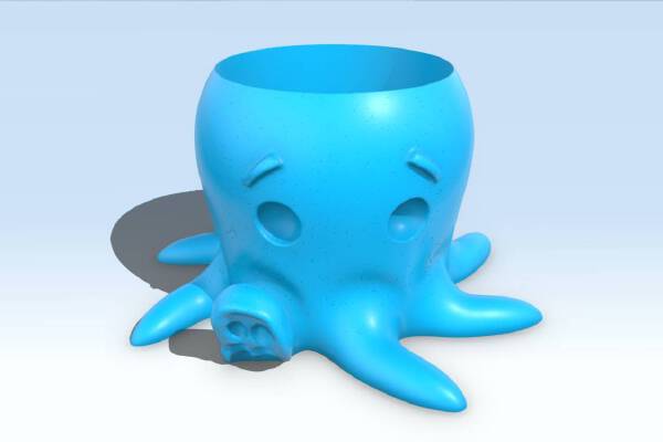 Octopus Shaped Planter | 3d print model