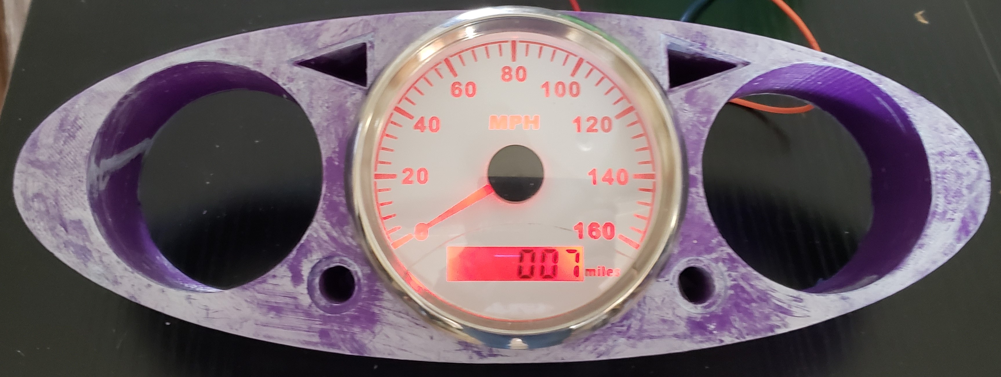 Motorcycle Speedometer & speaker Houseing.