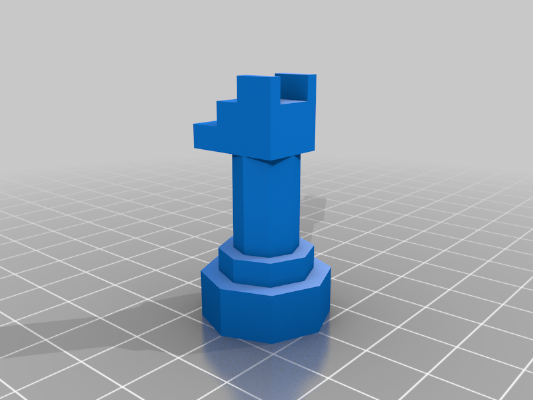 OpenSCAD parametric chess set. | 3d print model