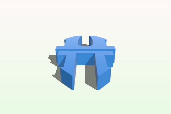 OpenLOCK to WarLOCK Adaptor Clip | 3d print model
