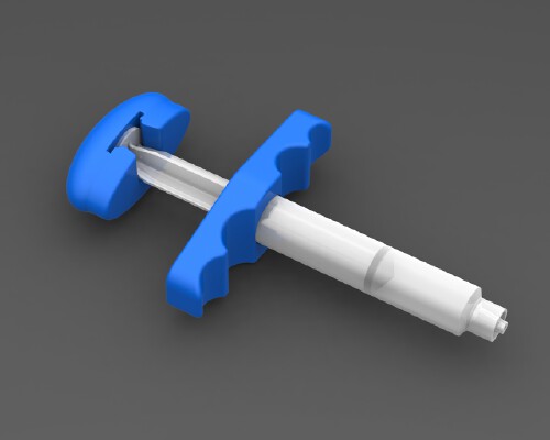 10mL B-D Syringe Handle | 3d print model