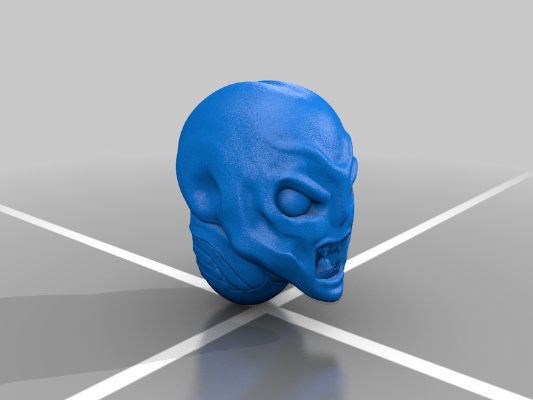 Pirahna Alien heads | 3d print model