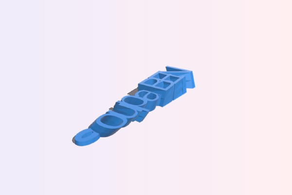 Oupa Ben twisted -8 height 999 13 13 13 | 3d print model