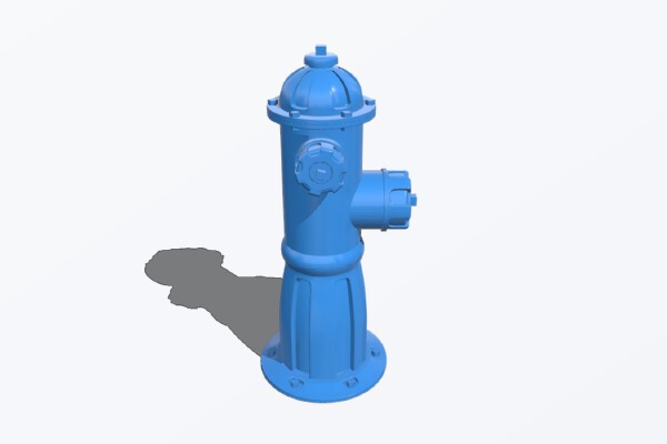 Borne incendie - Fire Hydrant | 3d print model