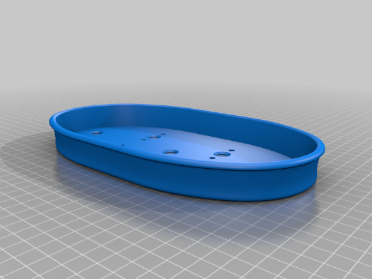 Oval Bonsai Pot - No support print with feet | 3d print model