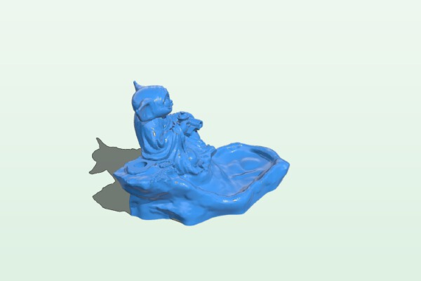Yoda backflow incense burner | 3d print model