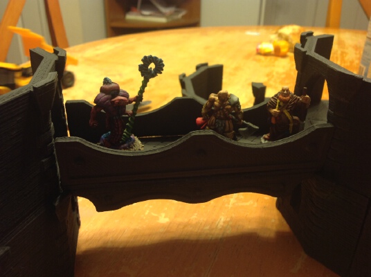  12-Sided Tower Accessory - Bridge | 3d print model