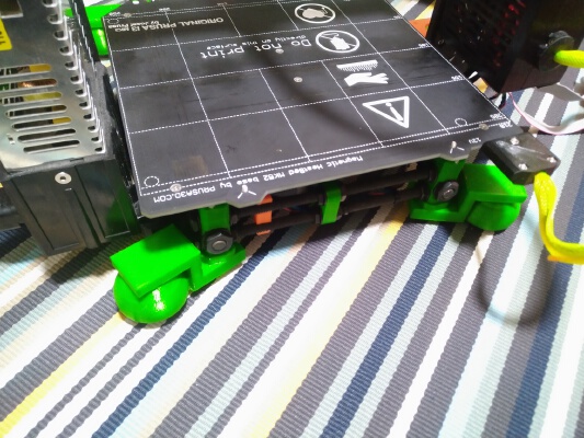 Squash ball vibration dampening for Prusa MK2 _ MK2S _ MK2.5 v3 | 3d print model