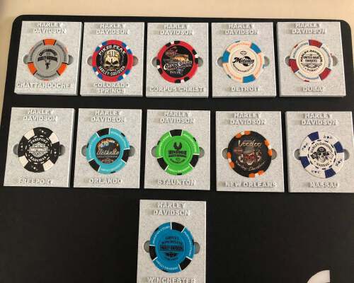 Harley Davidson Poker Chip Holder | 3d print model
