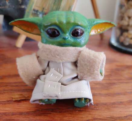 Articulated BJD Baby Yoda 1.0 Tiny | 3d print model