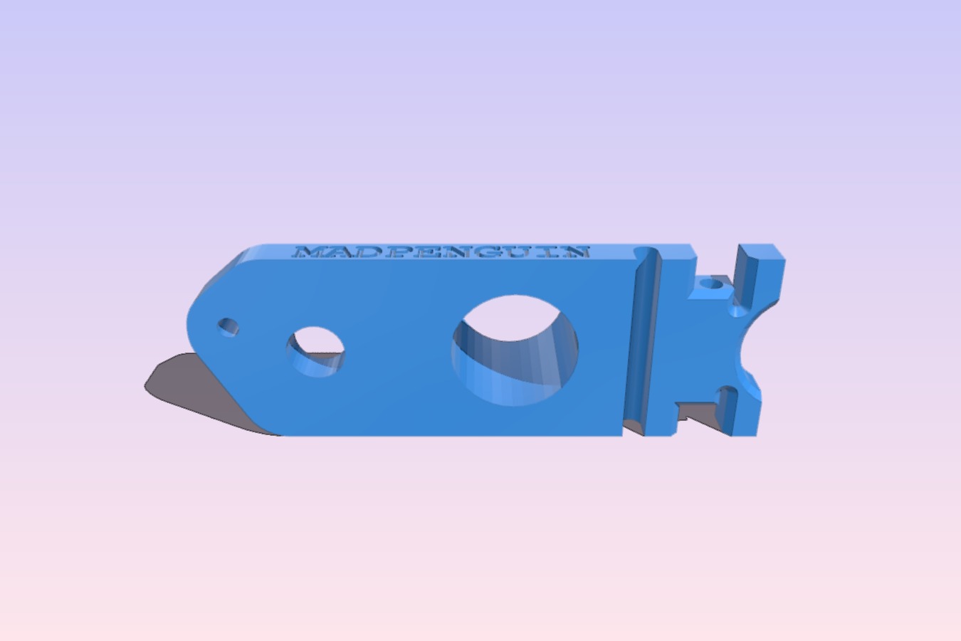 FLSUN Base Kossel Delta Improved Hotend Mount for ABL