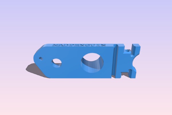 FLSUN Base Kossel Delta Improved Hotend Mount for ABL | 3d print model