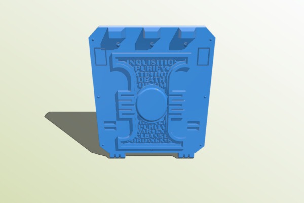 Rhinoceros_Wild Hog Door (no insignia) | 3d print model