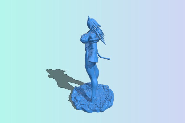 Werewolf tribe in the forest | 3d print model