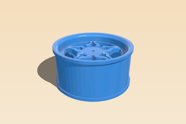Dimension Studios S5.2 wheel for 1_10th scale 12mm hex drive nitro r_c cars | 3d print model
