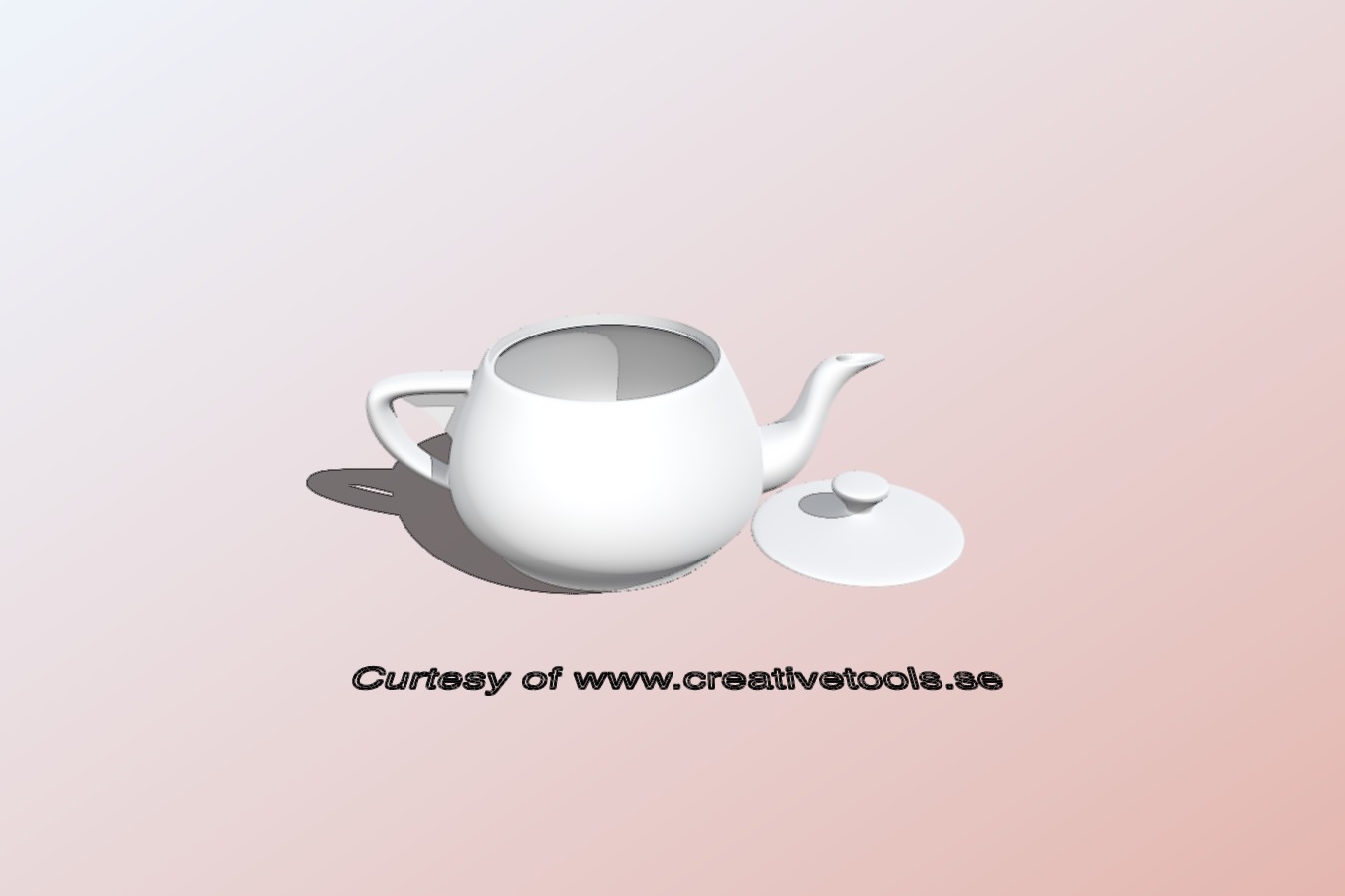 FFF 3D-printable Utah Teapot with separate lid