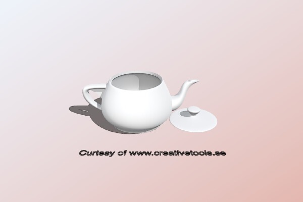 FFF 3D-printable Utah Teapot with separate lid | 3d print model