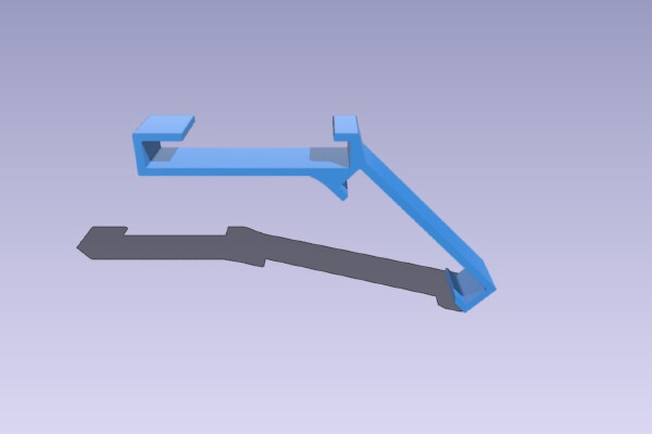 Joycon grip to screen mount | 3d print model