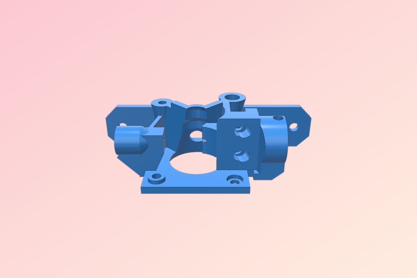 Airtripper extruder body for flex filament Va1
