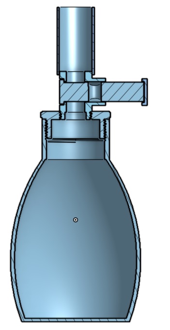Black Powder Flask