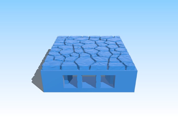 Cobblestone Tile openlock compatible | 3d print model