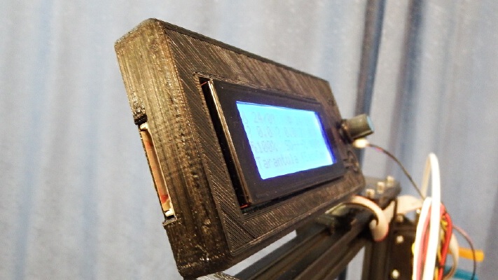 Slim box for Tevo Tarantula character display | 3d print model