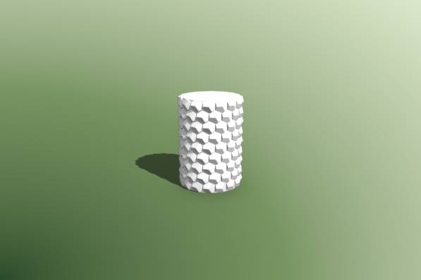 Honeycomb shaped vase