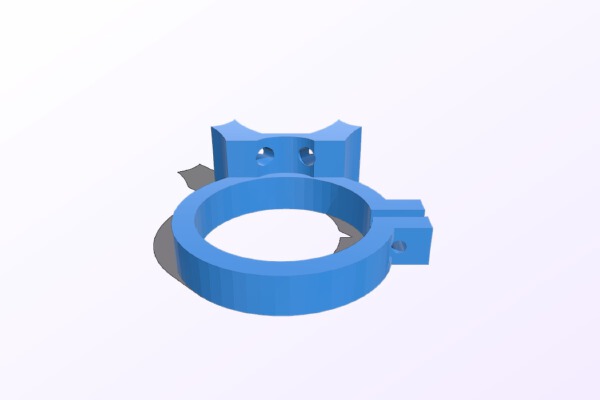 52mm Spindle Holder for Mostly Printed CNC INTERNATIONAL VERSION | 3d print model