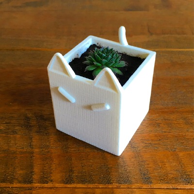 Cat Plant Pot | 3d print model