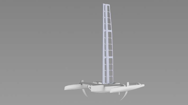 BOR 90 Inspired Trimaran | 3d print model