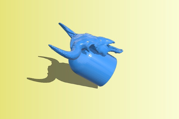 Towbar cap with bison skull | 3d print model