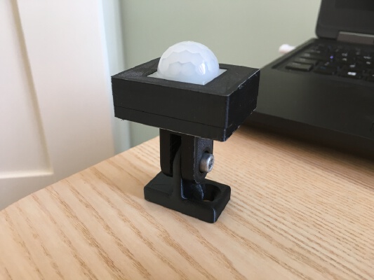 PIR sensor adjustable wall mount bracket | 3d print model