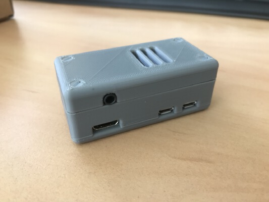 SoaPiBarZeroW pHat DAC Tub | 3d print model