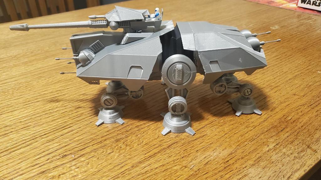Improved and FULLY articulated AT-TE Extra Detail Remix²