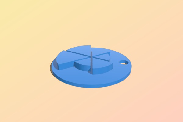 Radial Pie Graph | 3d print model