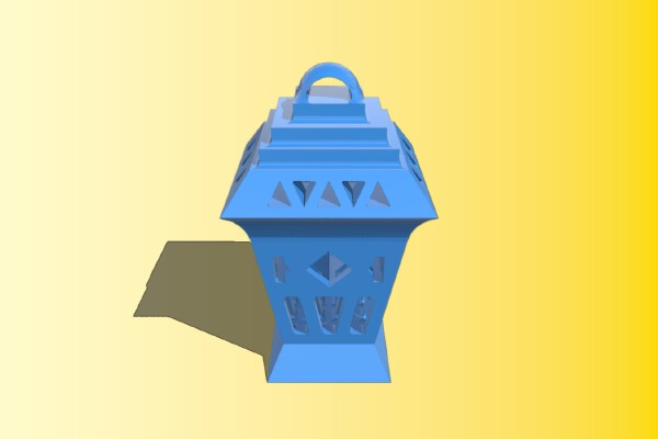 Fanoos Ramadan 3D keychain | 3d print model