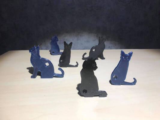 Cat keychain | 3d print model