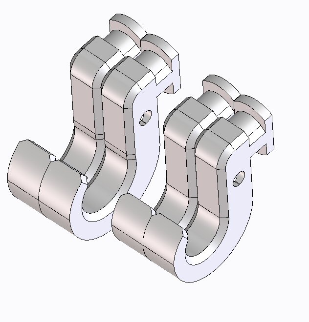 Lab Hooks - push and twist to lock NEW Ø16 & Ø12