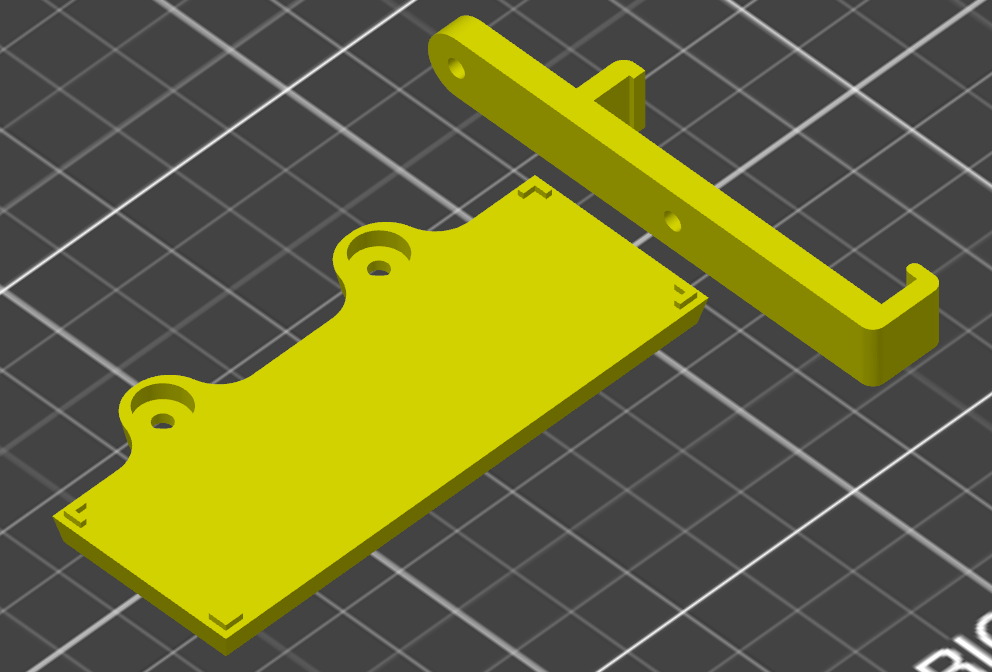 magnetic LCD Screen Cover for MK3S (with different Versions (with visible and invisible Magnets))