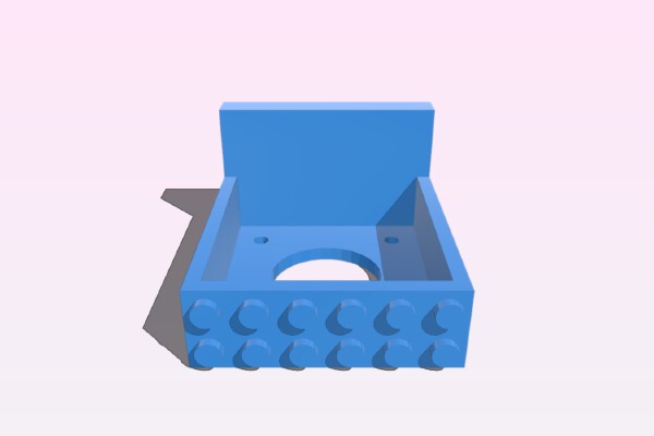 Lego to NEMA17 motor adapter | 3d print model