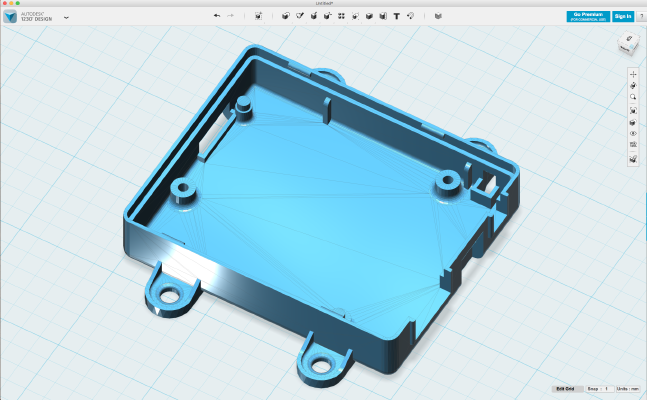 Arduino Yun Case with mounting tabs and cutouts for I_O | 3d print model