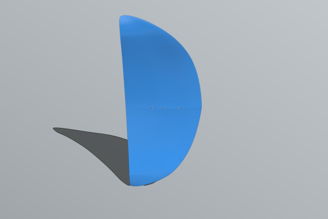 Kite hydrofoil wing