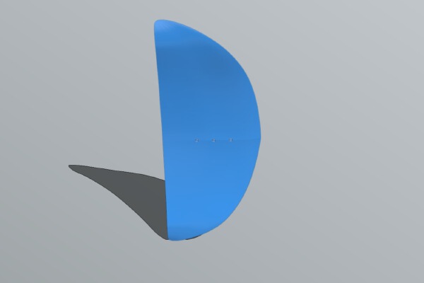 Kite hydrofoil wing | 3d print model