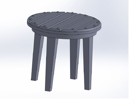 Mesa redonda Playmobil | 3d print model