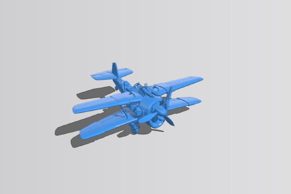 Aircraft X-4 Stormwing | 3d print model